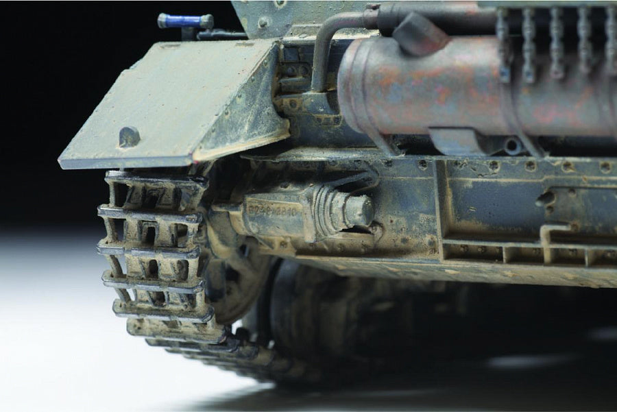 3641 - немецкий танк T-IV (PzKpfw IV, Ausf. E) времен Второй мировой войны