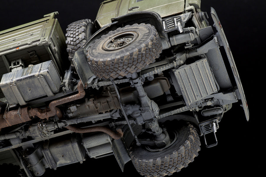 3697 - российский трехосный грузовик К-5350 "Мустанг"