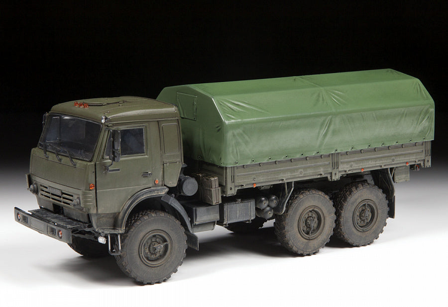 3697 - российский трехосный грузовик К-5350 "Мустанг"