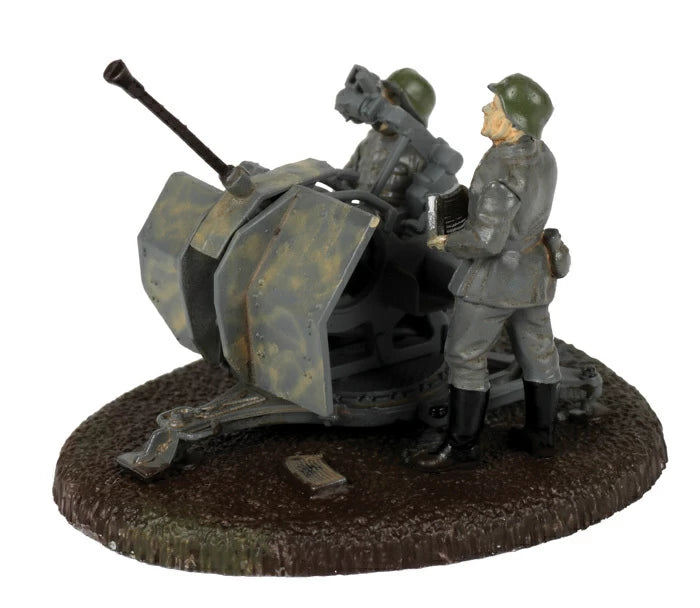 6117 - немецкое 20-мм зенитное орудие FLAK-38 с расчетом