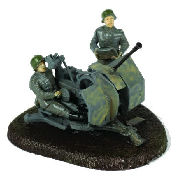 6117 - немецкое 20-мм зенитное орудие FLAK-38 с расчетом