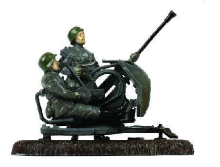 6117 - немецкое 20-мм зенитное орудие FLAK-38 с расчетом