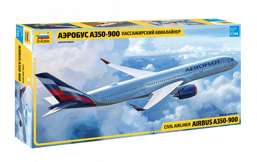 7039 - пассажирский авиалайнер Airbus A-350-900 (Аэробус A350-900)