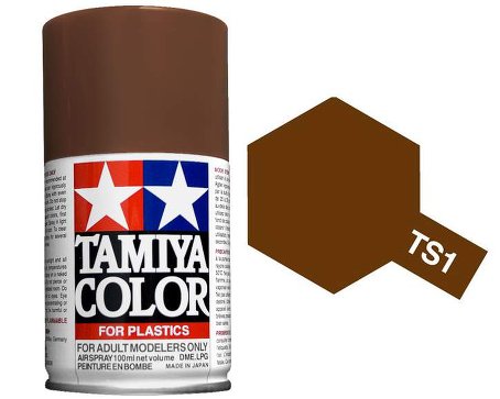 85001 - краска аэрозольная, цвет: красно-коричневый (TS-1 Red Brown), флакон: 100 мл.