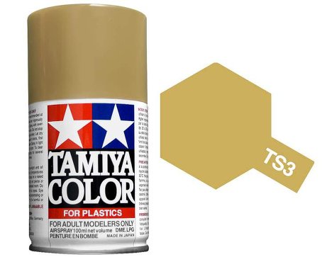 85003 - краска аэрозольная, цвет: темно-желтый (TS-3 Dark Yellow), флакон: 100 мл.