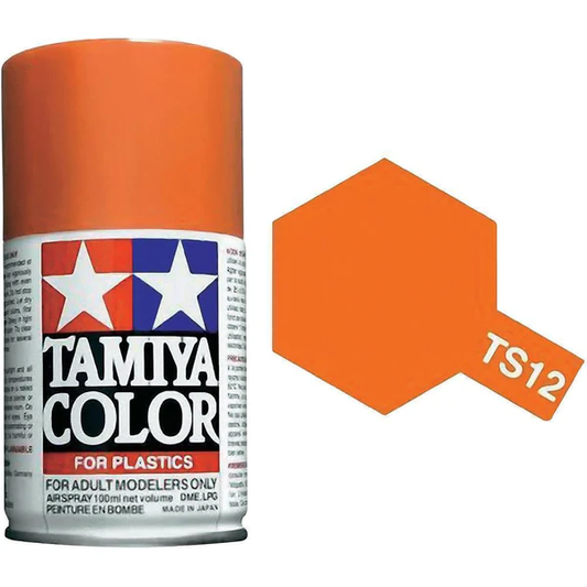 85012 - краска аэрозольная, металлик, цвет: оранжевый (TS-12 Orange), флакон: 100 мл.
