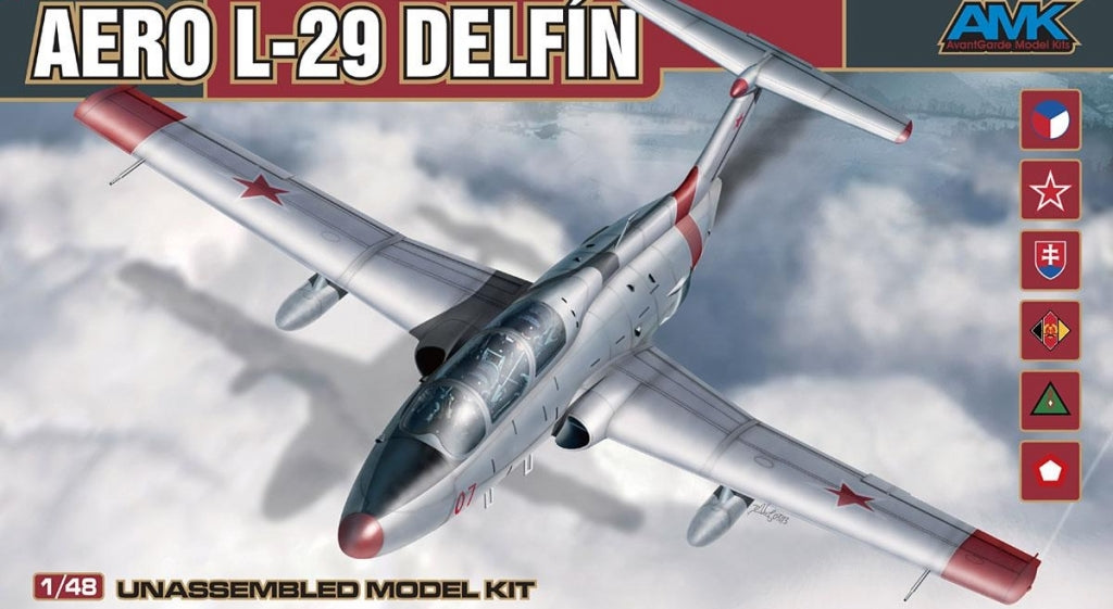 AMK-88002 - чехословацкий учебно-тренировочный самолёт Aero L-29 Delfin (Л-29)