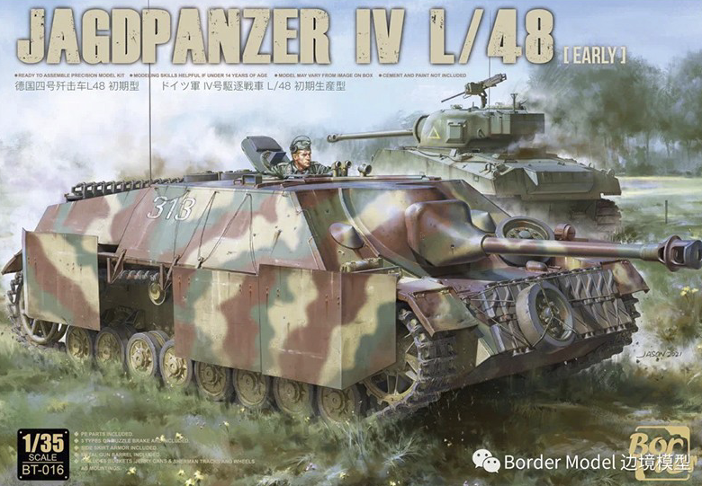 BDR-BT016 - немецкий истребитель танков Jagdpanzer IV L/48 (Ягдпанцер) ранней модификации