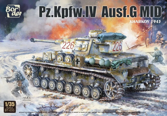 BDR-BT033 - немецкий танк Panzer IV, Ausf. G, промежуточной модификации