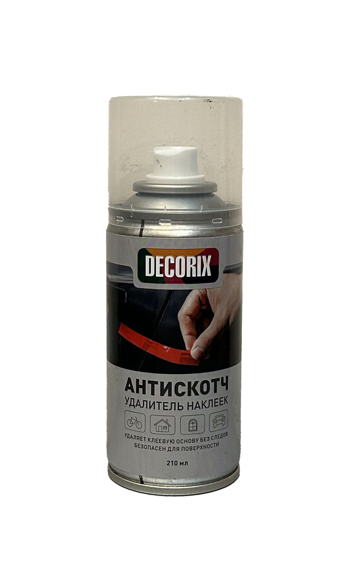DEC-0146-02-DX - аэрозольный антискотч удалитель наклеек, цвет: бесцветный, баллон: 210 мл.