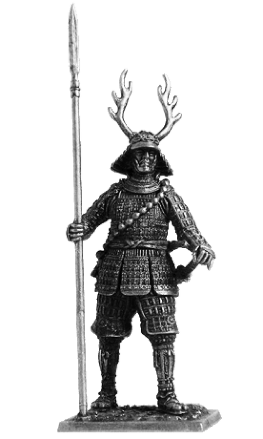 EK-M128 - самурай с копьём яри, 1600 год
