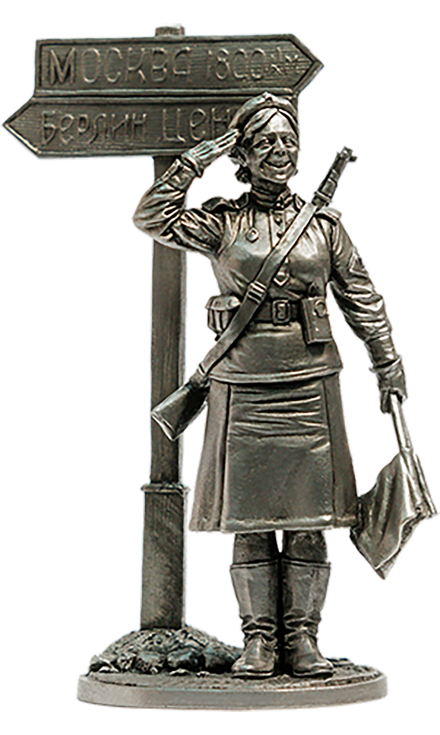 EK-WW2-20 - военная регулировщица, ефрейтор Красной Армии. 1945 г. СССР