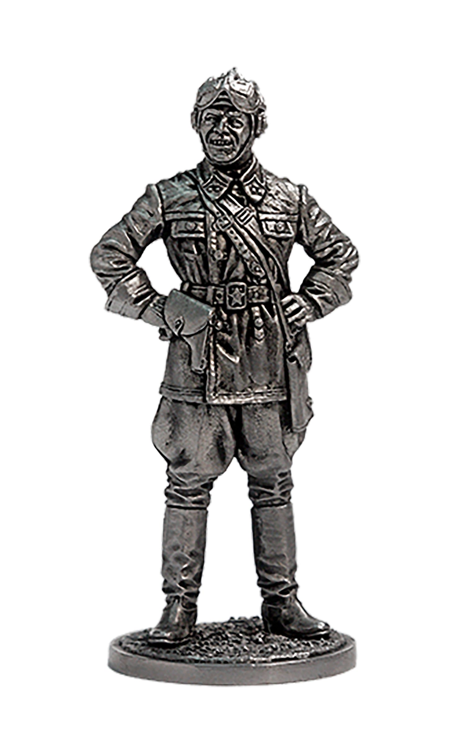 EK-WW2-30 - лейтенант автобронетанковых войск РККА. 1939-42 гг. СССР