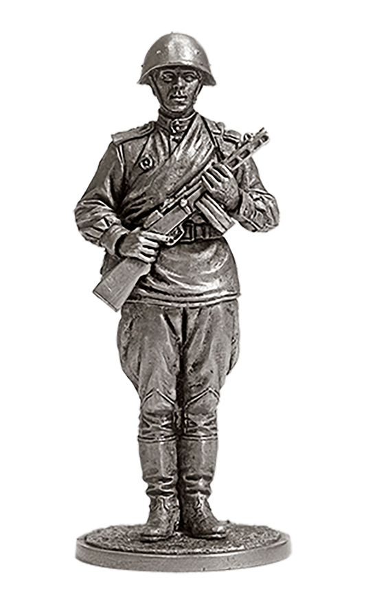 EK-WW2-47 - гвардии красноармеец с ППШ. 1943-45 гг. СССР
