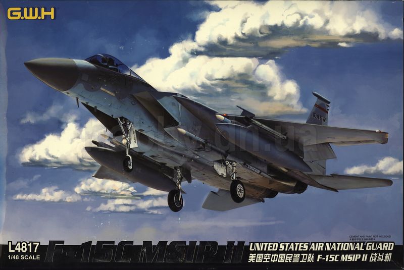 GWH-L4817 - современный американский самолет F-15C MSIP II McDonnel Douglas (МакДоннел Дуглас)