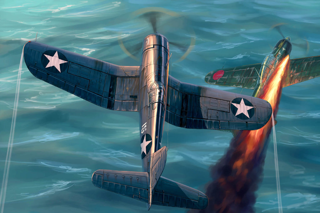 HB-80382 - американский палубный истребитель Vought F4U-1 Corsair