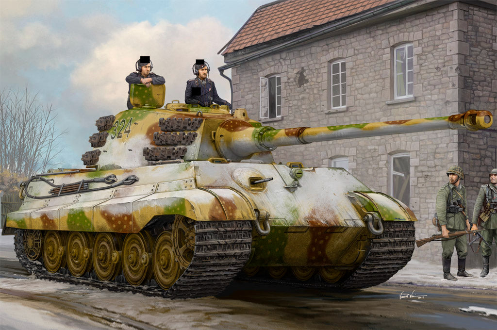 HB-84532 - немецкий тяжелый танк Т-VI "Королевский тигр" с башней Хеншель, февраль 1945 г.
