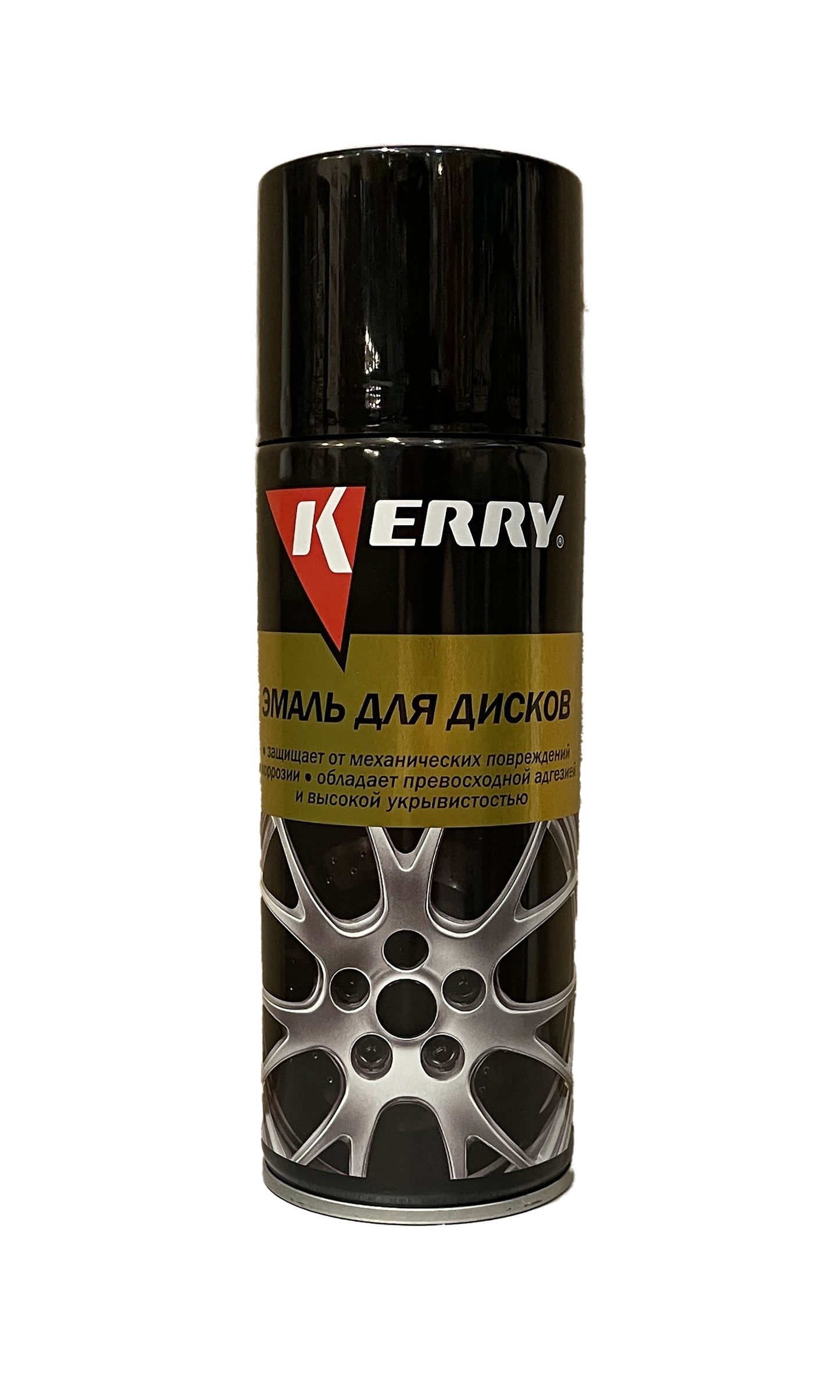 KR-960.5 - аэрозольная эмаль для окраски автомобильных дисков, цвет: стальной, баллон: 520 мл.