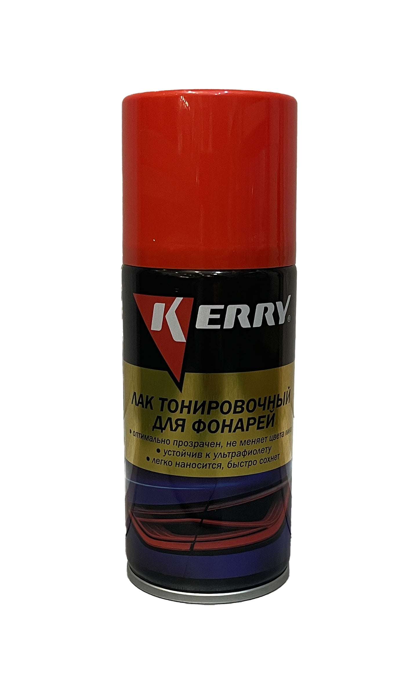 KR-963.2 - аэрозольный лак для тонировки фонарей, цвет: красный, баллон: 210 мл.