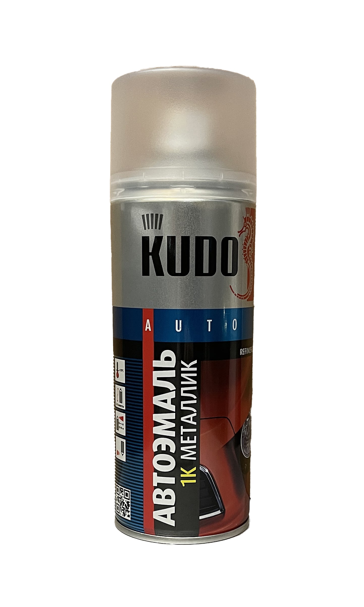 KU-42361 - аэрозольная ремонтная автоэмаль 1К, цвет: Hyundai S09 тёмное серебро, металлик, баллон: 520 мл.