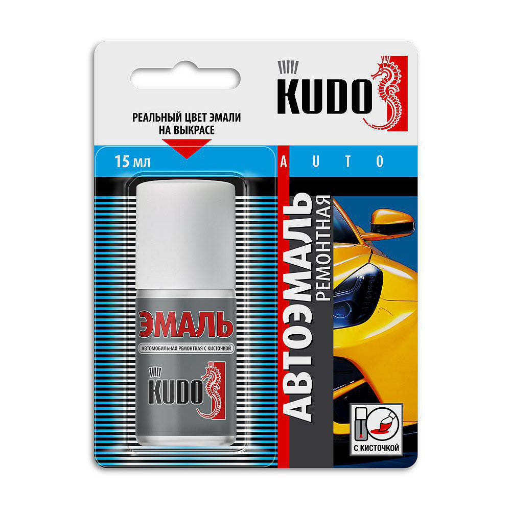 KU-70202 - автомобильная ремонтная эмаль Kudo, цвет: 202 снежно-белый ВАЗ