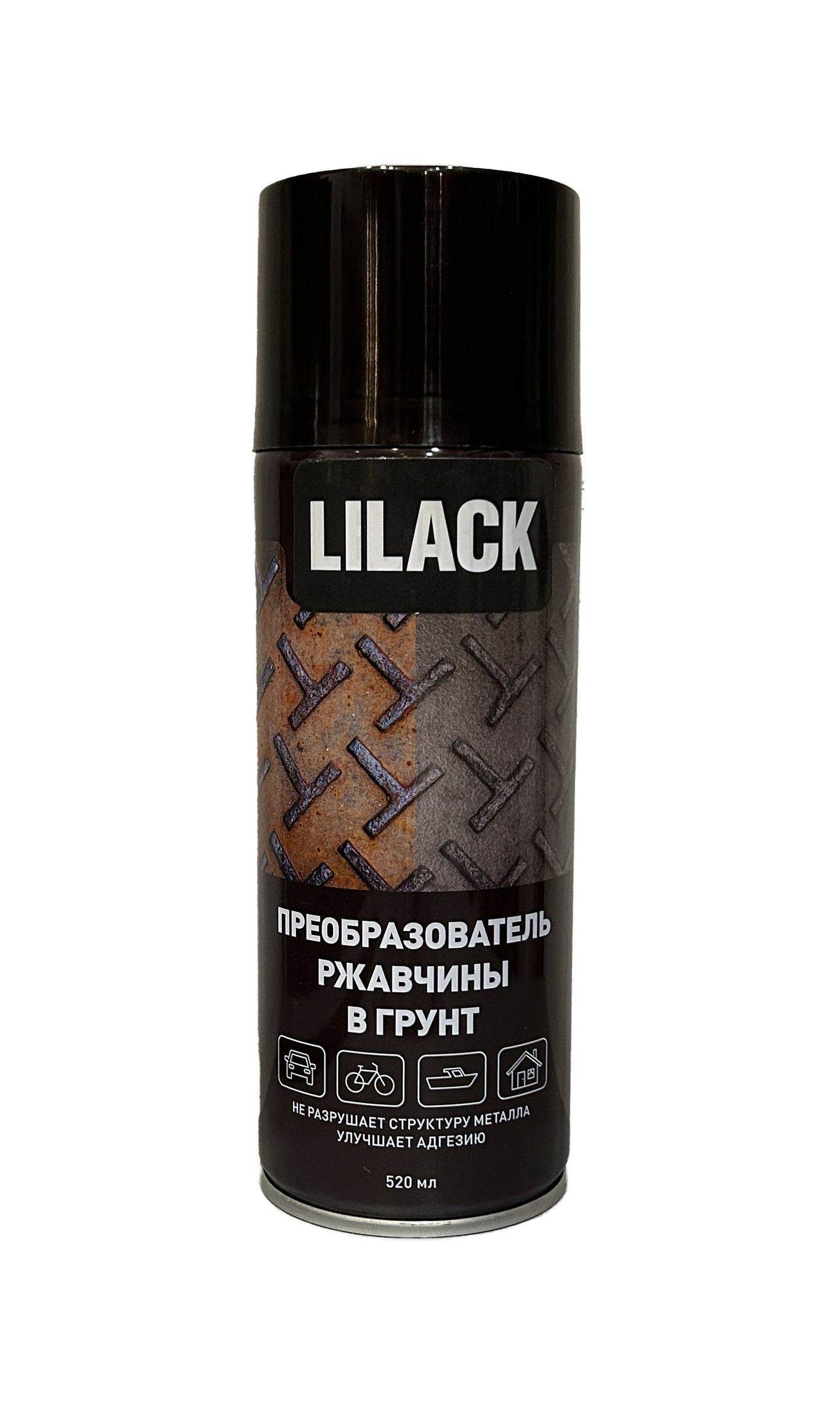 LK-0160-00-DX - аэрозольный преобразователь ржавчины в грунт, баллон: 520 мл.