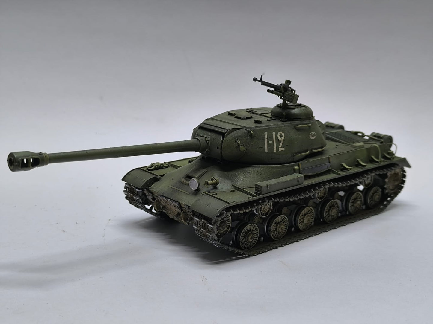 SKN-0009 - собранная модель ИС-2 (УЗТМ)