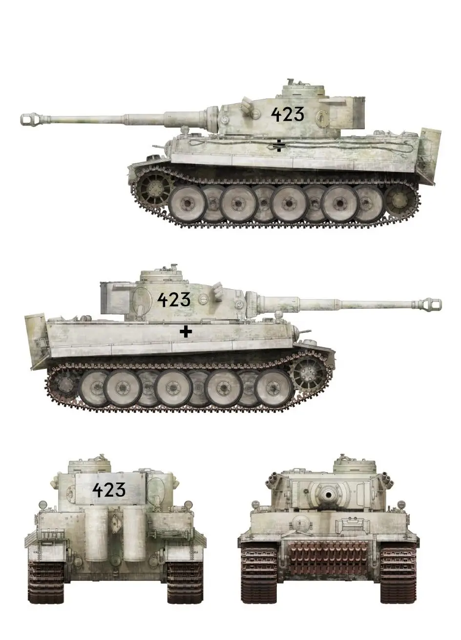 BDR-BT034 - немецкий тяжелый танк Sd.Kfz. 181 Pz.Kpfw. IV Tiger I ("Тигр") ранней модификации