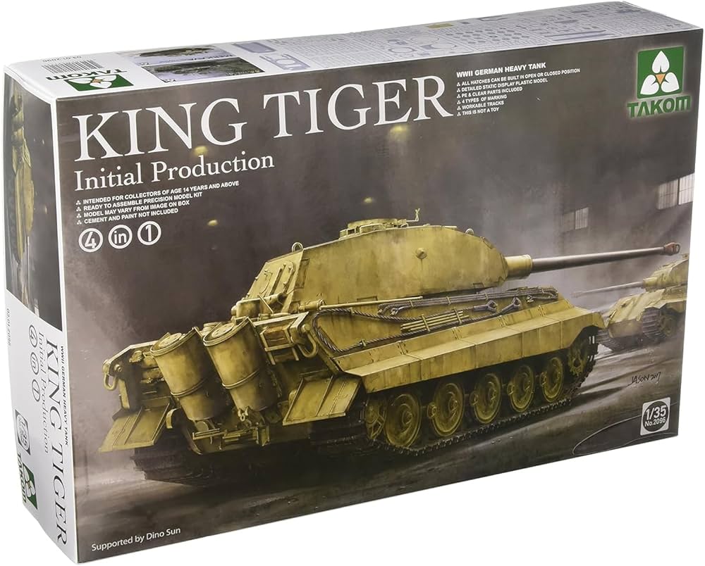 TA-2096 - немецкий тяжелый танк Т-VI "Королевский тигр", ранняя модификация