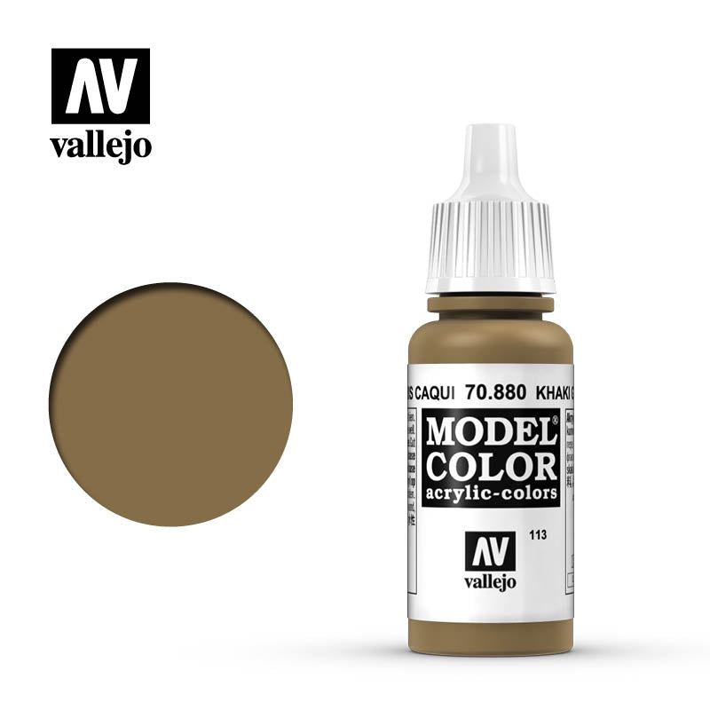 VAL-70880 - акриловая краска Model Color, цвет: хаки светлого оттенка, флакон: 17 мл.