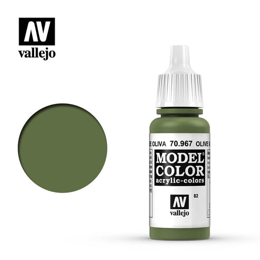 VAL-70967 - акриловая краска Model Color, цвет: оливковый зеленый, флакон: 17 мл.