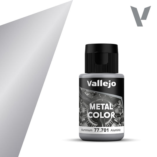 VAL-77701 - металлическая краска, цвет: алюминий (Aluminium), флакон: 32 мл.