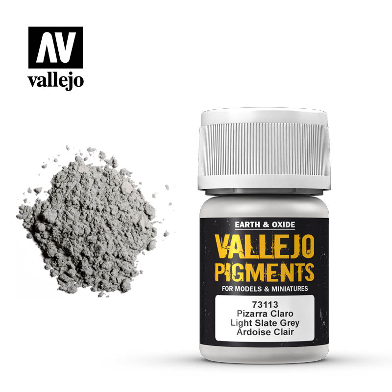 VAL-73113 - порошковый пигмент, цвет: светло-серый шифер (Light Slate Grey), флакон: 35 мл.