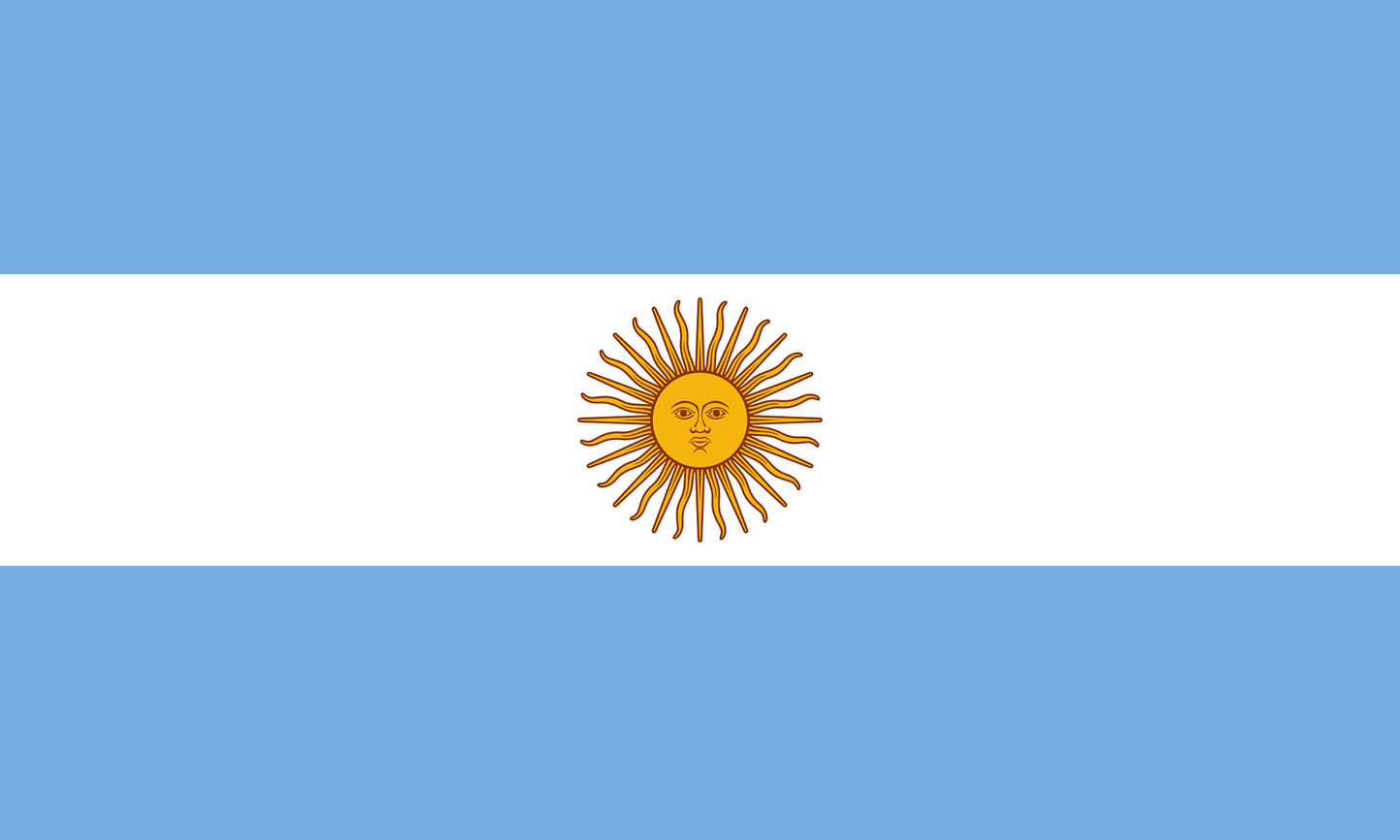 UF-ARG-150x90 - флаг Аргентины, размер: 90 см х 150 см