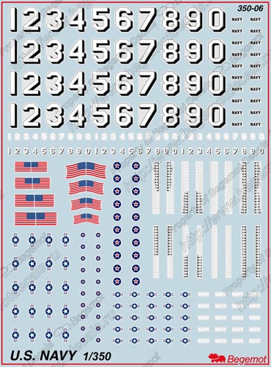 BG-350-006 - декали для ВМФ США