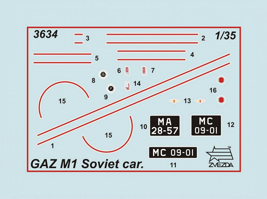 3634 - советский автомобиль ГАЗ М1