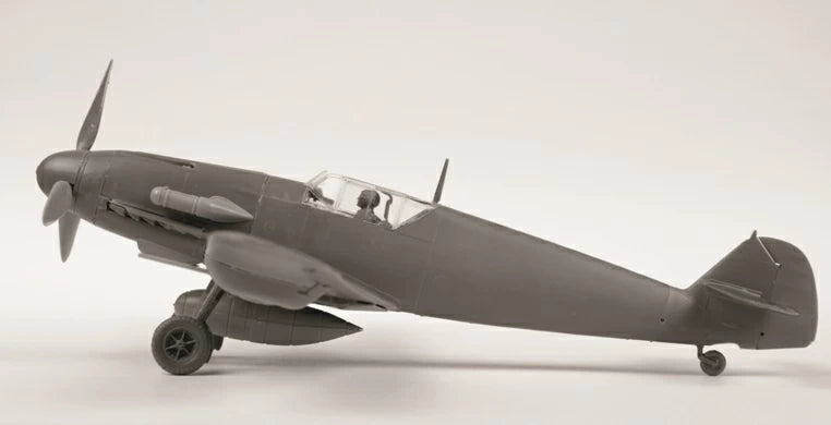 4806 - немецкий истребитель Messerschmitt Bf-109 F-4 (Мессершмитт) времен Второй мировой войны