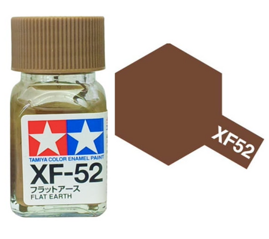 80352 - краска эмалевая, матовая, цвет: землистый (XF-52 Flat Earth), флакон: 10 мл.