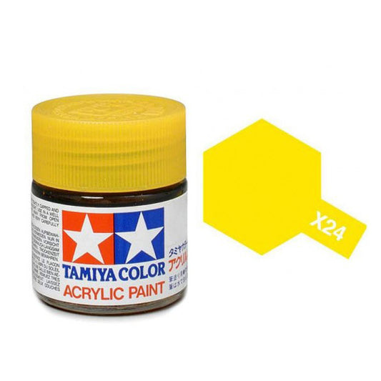 81524 - желтый прозрачный бесцветный глянцевый акриловый лак (X-24 Clear Yellow), флакон: 10 мл.