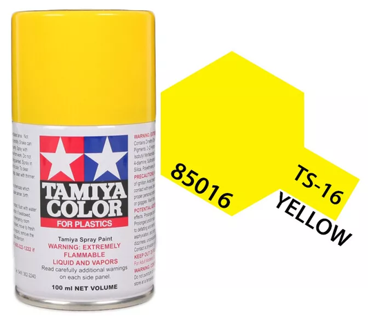 85016 - краска аэрозольная, металлик, цвет: желтый (TS-16 Yellow), флакон: 100 мл.