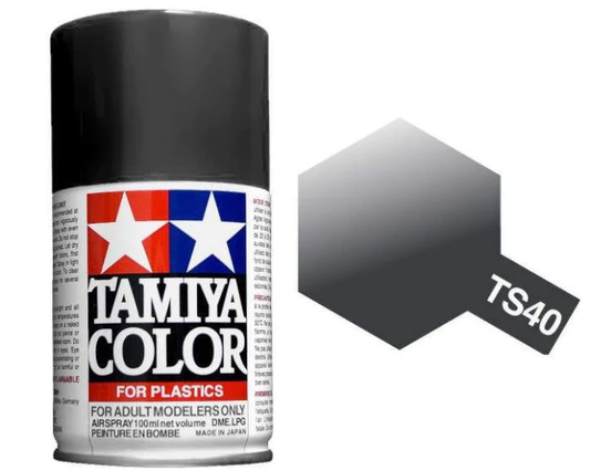 85040 - краска аэрозольная, металлик, цвет: черный металлик (TS-40 Metallic Black), флакон: 100 мл.