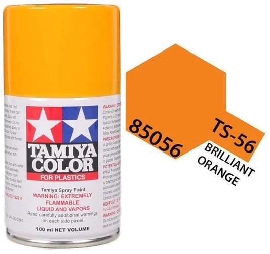 85056 - краска аэрозольная, цвет: оранжевый бриллиант (TS-56 Brilliant Orange), флакон: 100 мл.