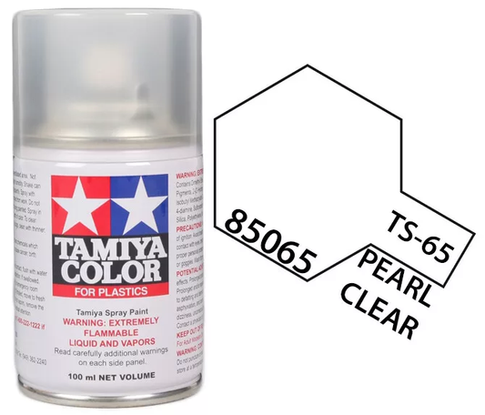 85065 - краска аэрозольная, цвет: прозрачный жемчужный (TS-65 Pearl Clear), флакон: 100 мл.
