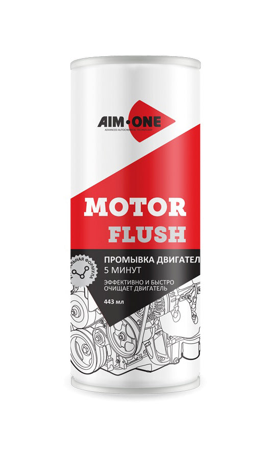 AIM1-MF-350 - промывка двигателя 5 минут Aim-One MF-350, баллон: 443 мл.