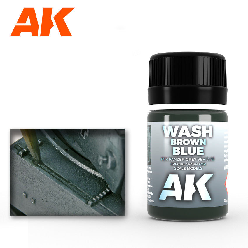 AK070 - жидкость для финальной отделки моделей ("смывка" для БТТ серого цвета для швов), флакон: 35 мл.