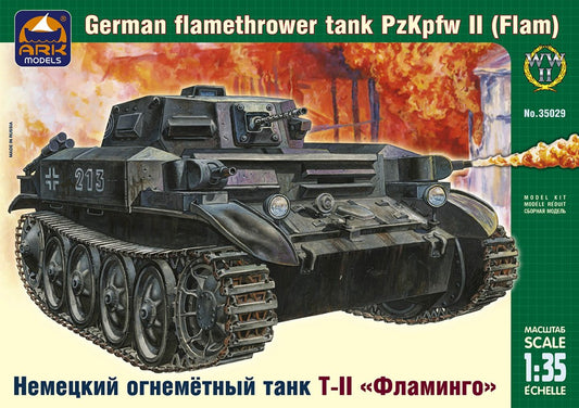 ARK-35029 - немецкий огнеметный танк PzKpfw (Flammpanzer) II Flamingo, Sd.Kfz. 122 (Фламинго) периода Второй мировой войны