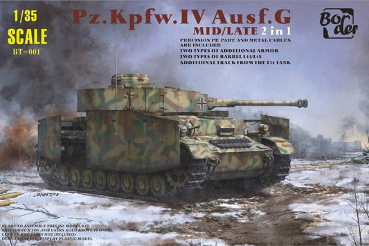 BDR-BT001 - немецкий танк Panzer IV, Ausf. G, средней/средней модификации