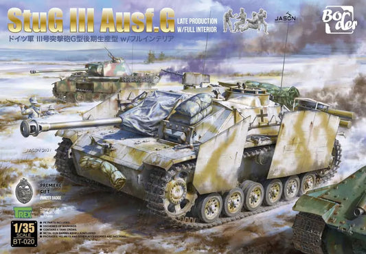 BDR-BT020 - немецкая САУ StuG. III, Ausf.G (Штурмгешутц III) поздней модификации с полным интерьером