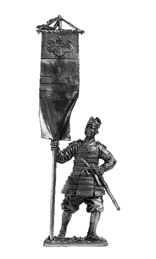 EK-M143 - японский воин-знаменосец, 14 век