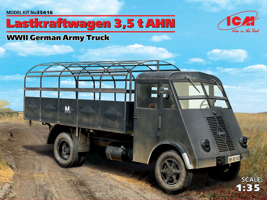 ICM-35416 - германский армейский 3,5-тонный грузовик Renault (Рено) AHN